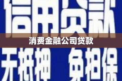 万丹消费金融公司贷款