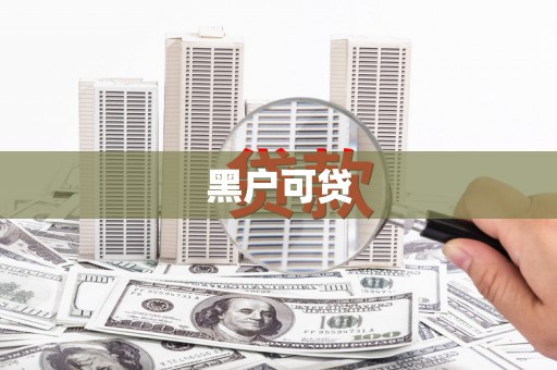 万丹黑户可贷