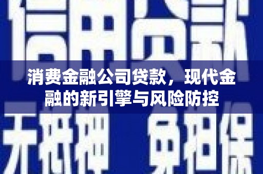 万丹消费金融公司贷款，现代金融的新引擎与风险防控