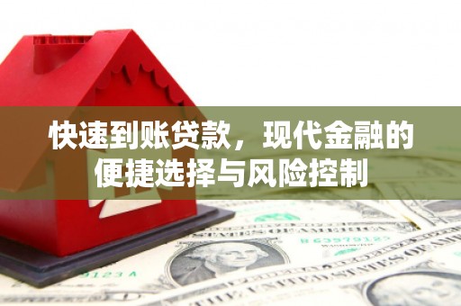 万丹快速到账贷款，现代金融的便捷选择与风险控制