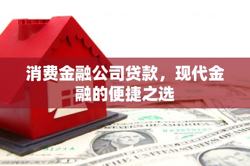 万丹消费金融公司贷款，现代金融的便捷之选