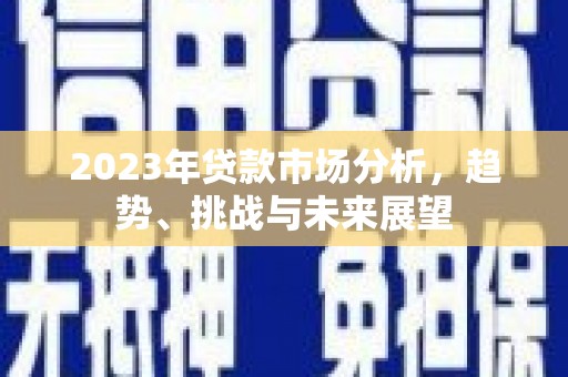 万丹2023年贷款市场分析，趋势、挑战与未来展望