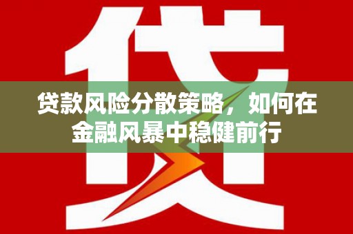 万丹贷款风险分散策略，如何在金融风暴中稳健前行