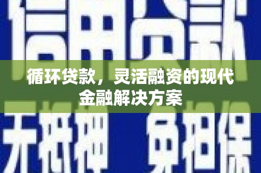 万丹循环贷款，灵活融资的现代金融解决方案