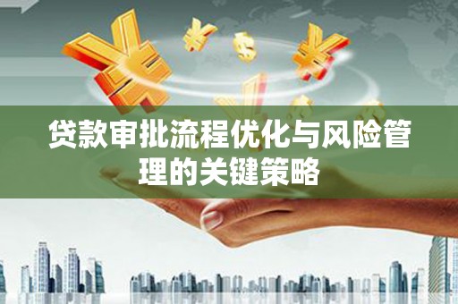 万丹贷款审批流程优化与风险管理的关键策略