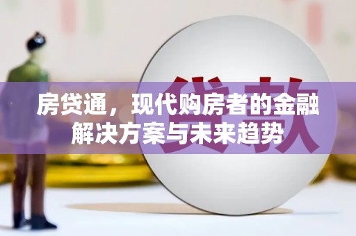 万丹房贷通，现代购房者的金融解决方案与未来趋势