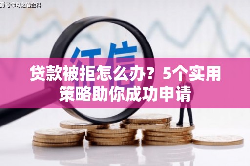 万丹贷款被拒怎么办？5个实用策略助你成功申请