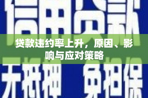 万丹贷款违约率上升，原因、影响与应对策略
