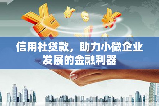 万丹信用社贷款，助力小微企业发展的金融利器