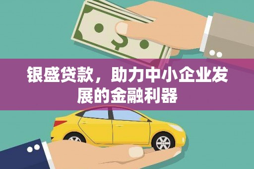万丹银盛贷款，助力中小企业发展的金融利器
