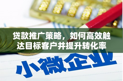 万丹贷款推广策略，如何高效触达目标客户并提升转化率