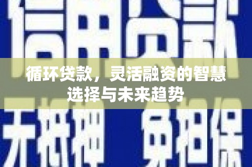 万丹循环贷款，灵活融资的智慧选择与未来趋势