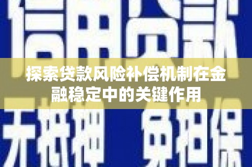 万丹探索贷款风险补偿机制在金融稳定中的关键作用