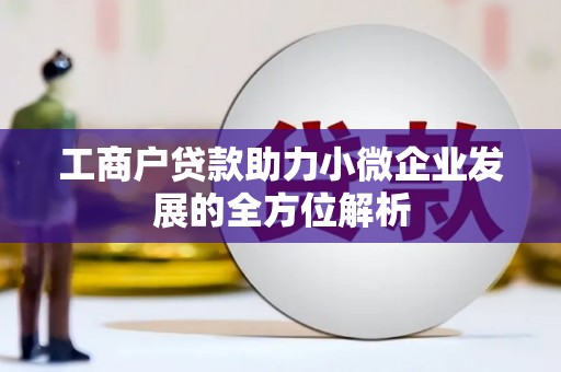 万丹工商户贷款助力小微企业发展的全方位解析