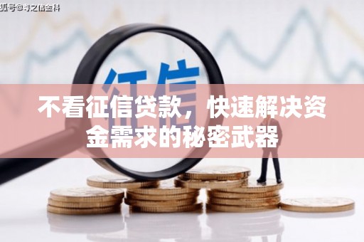 万丹不看征信贷款，快速解决资金需求的秘密武器