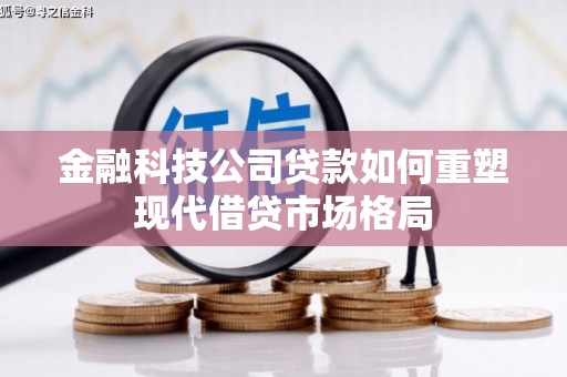 万丹金融科技公司贷款如何重塑现代借贷市场格局