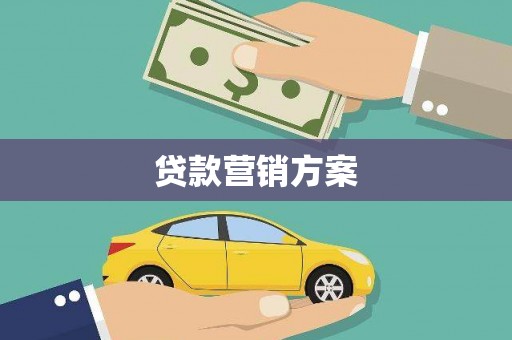 万丹贷款营销方案