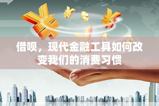 万丹借呗，现代金融工具如何改变我们的消费习惯