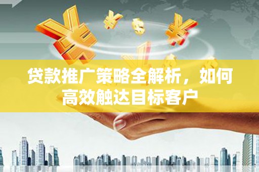 万丹贷款推广策略全解析，如何高效触达目标客户