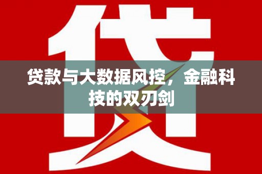万丹贷款与大数据风控，金融科技的双刃剑