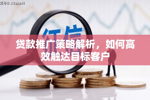 万丹贷款推广策略解析，如何高效触达目标客户