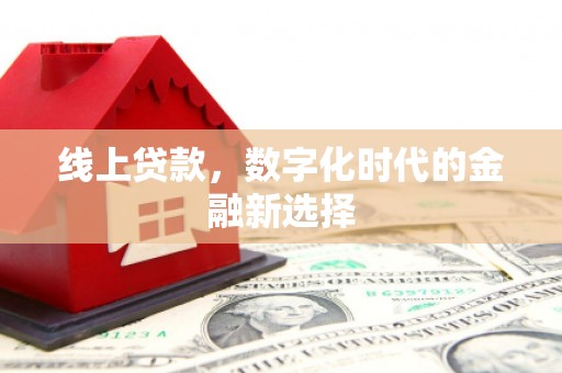 万丹线上贷款，数字化时代的金融新选择