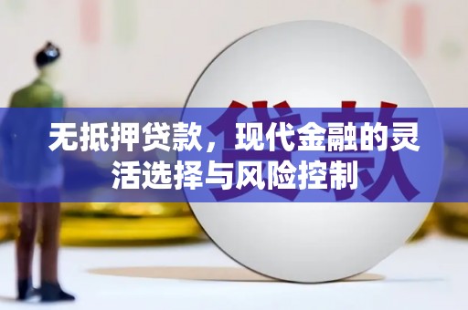 万丹无抵押贷款，现代金融的灵活选择与风险控制