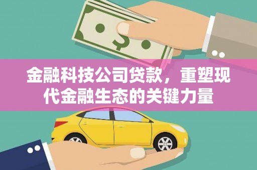 万丹金融科技公司贷款，重塑现代金融生态的关键力量