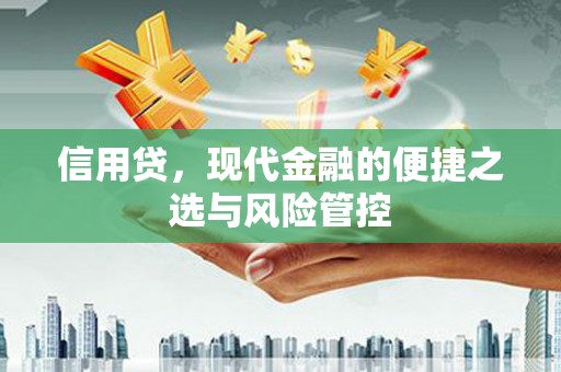 万丹信用贷，现代金融的便捷之选与风险管控